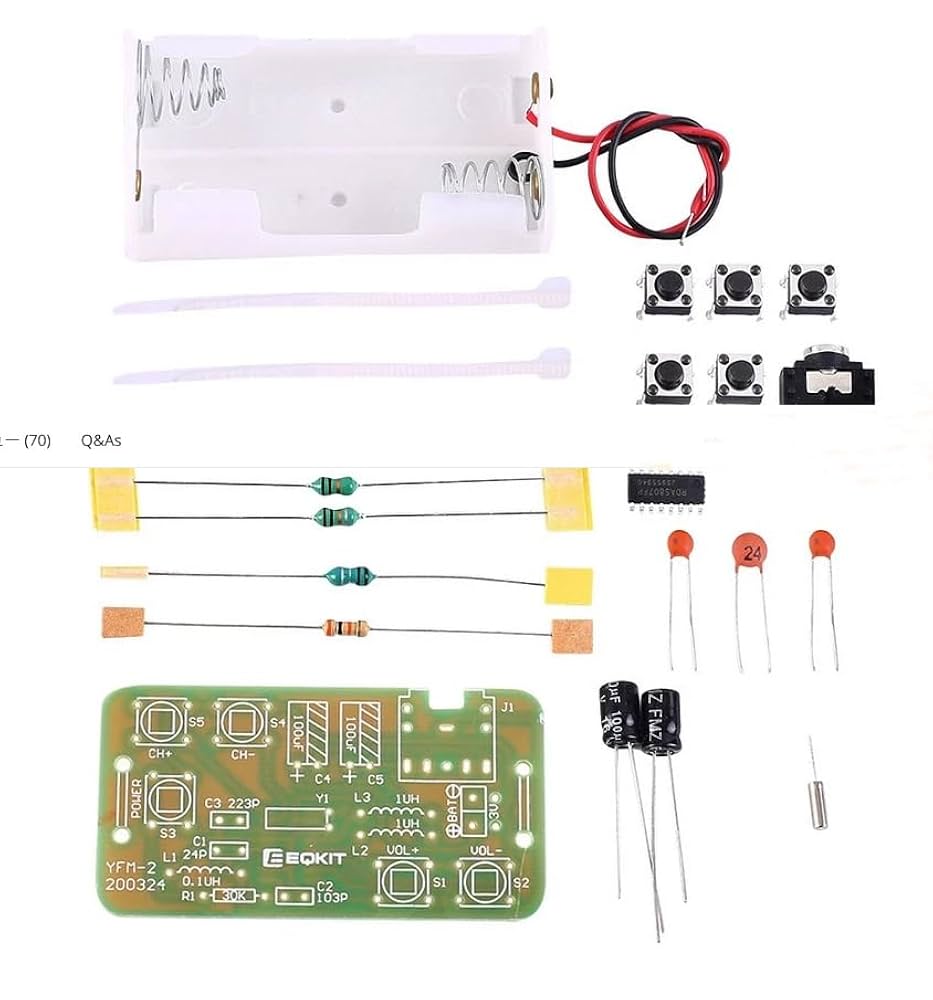 fmfmさん専用 Amazon.co.jp: FM ステレオラジオキット 76MHz-108MHz 図解